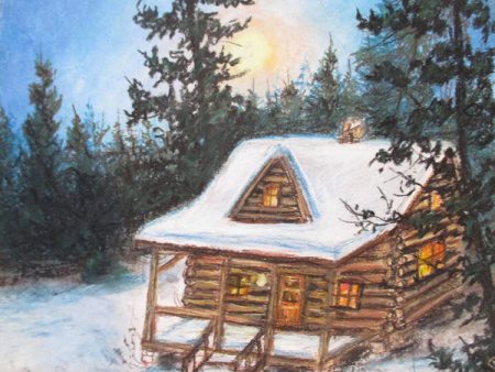 Cozy Cabin ~ Art Print Fashion