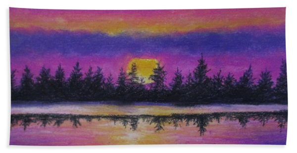 Setting Sea Sun - Beach Towel Cheap