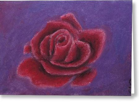 Rosy Rose ~ Greeting Card Cheap