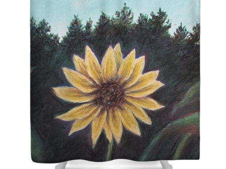 Spinning Flower Sun - Shower Curtain Hot on Sale