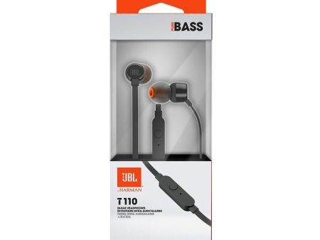 Nappikuulokkeet JBL T110 musta on Sale